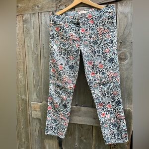 Tory Birch Spring Floral Jeans